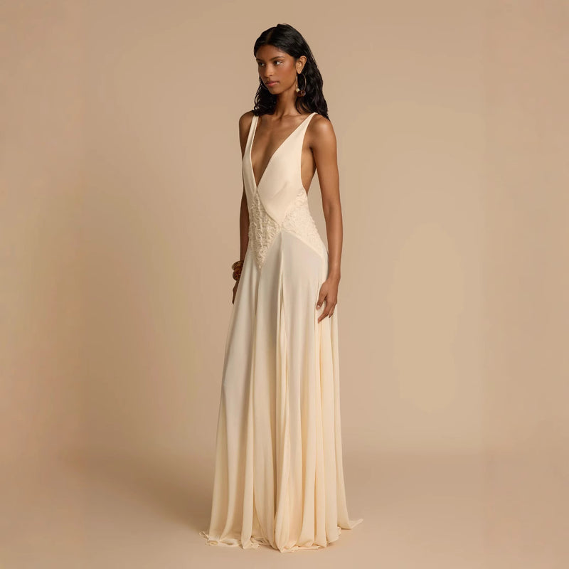 A Vintage Style Dress with Delicate Timeless Details
