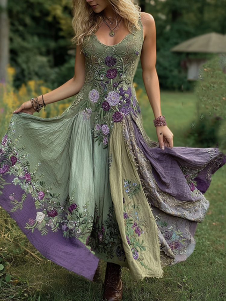 A Vintage Style Dress with Delicate Timeless Details