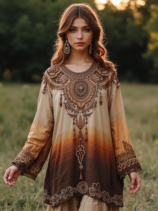 Well Tailored Blouse with a Graceful Silhouette