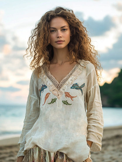 Beautifully Finished Blouse in a Timeless Design