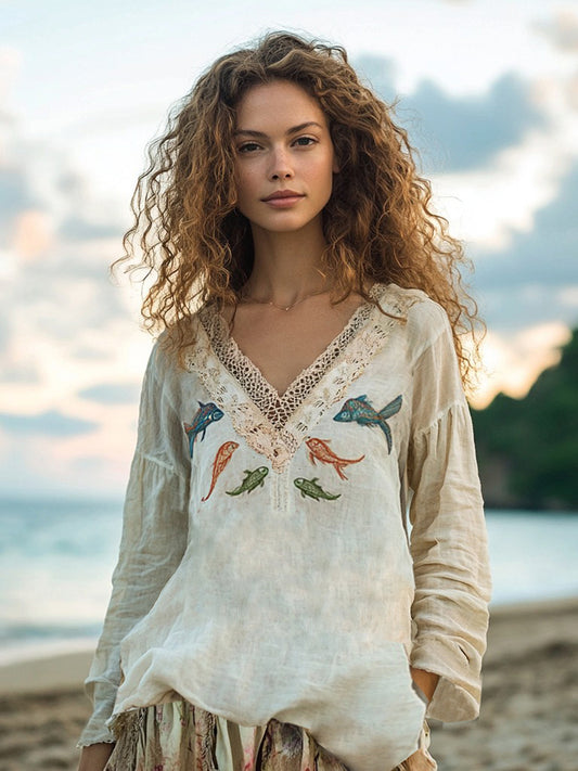 Beautifully Finished Blouse in a Timeless Design