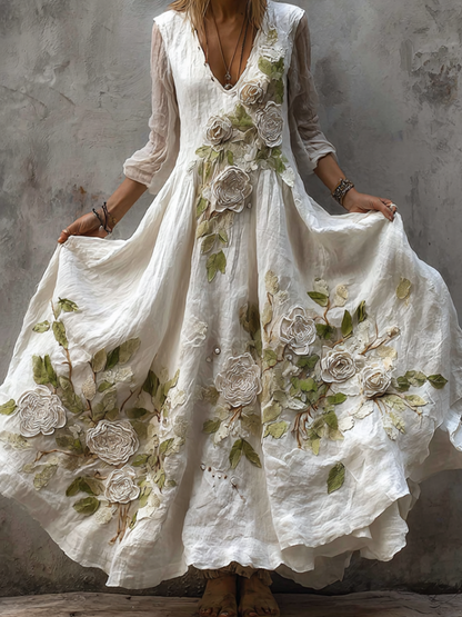 Classic Vintage Dress with a Flattering Fit