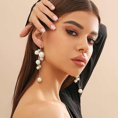 Delicate Artisan Pearl Earring