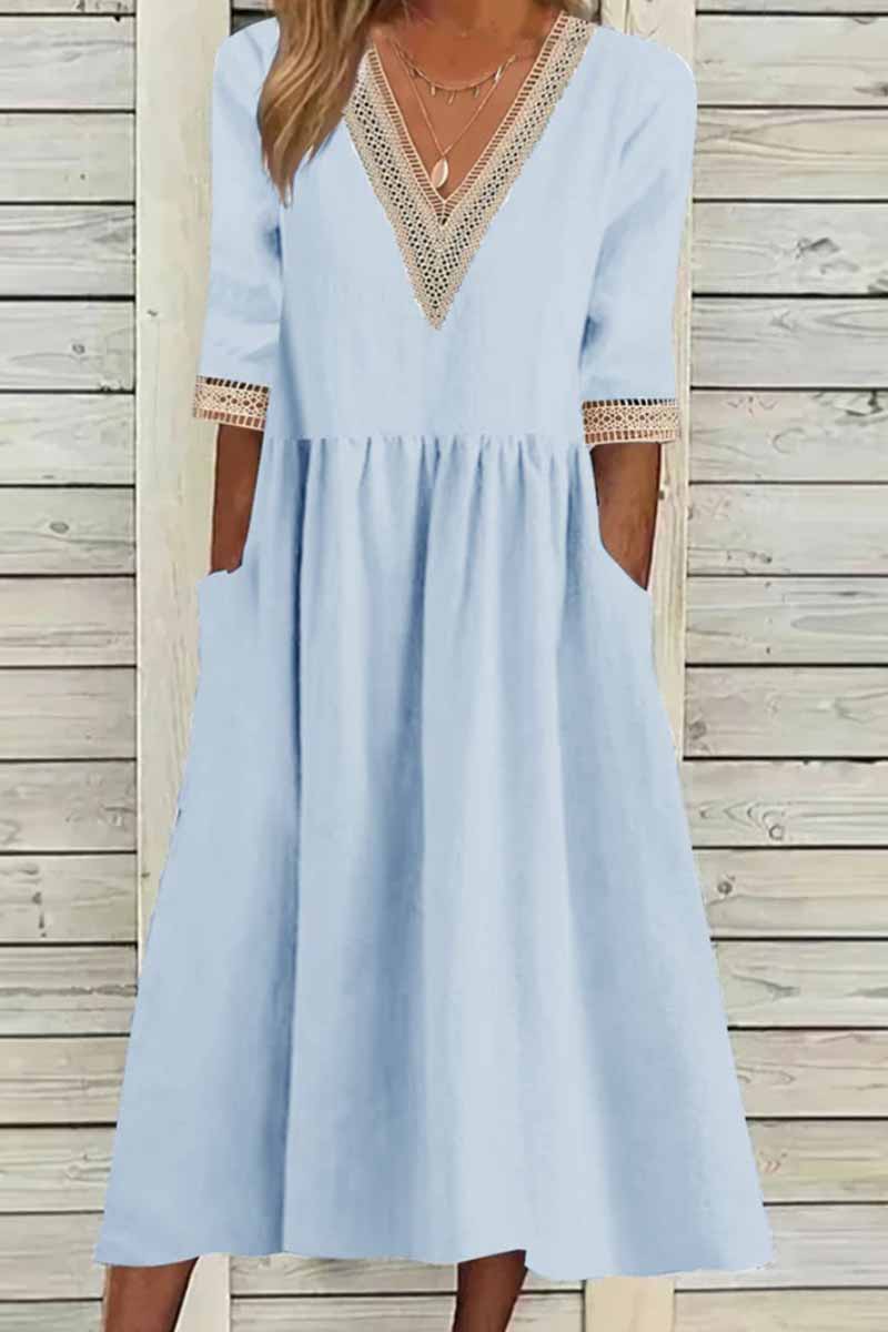 A Vintage Style Dress with Delicate Timeless Details