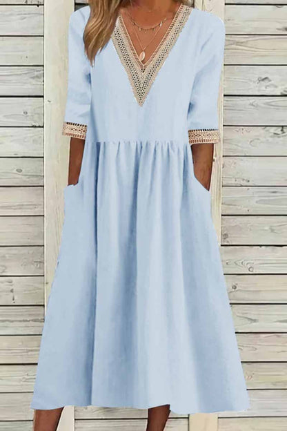 A Vintage Style Dress with Delicate Timeless Details