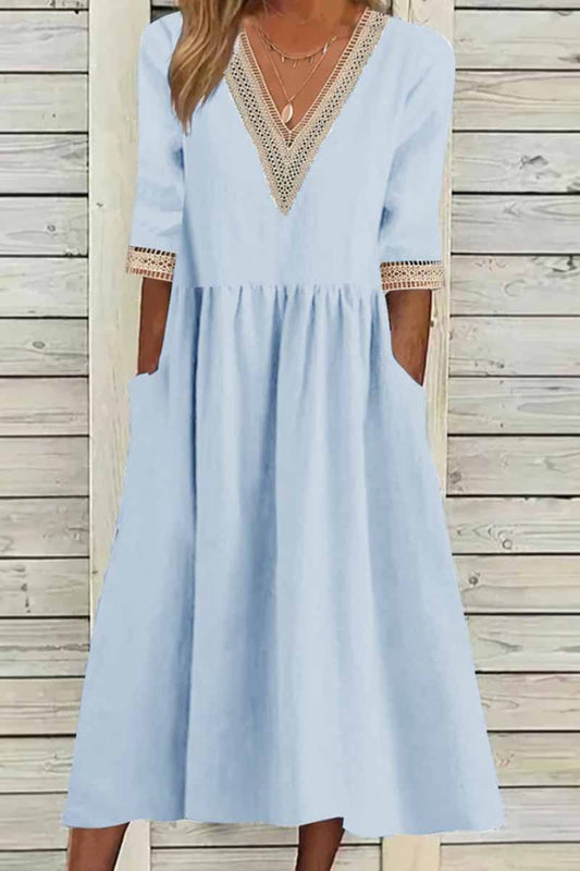 A Vintage Style Dress with Delicate Timeless Details