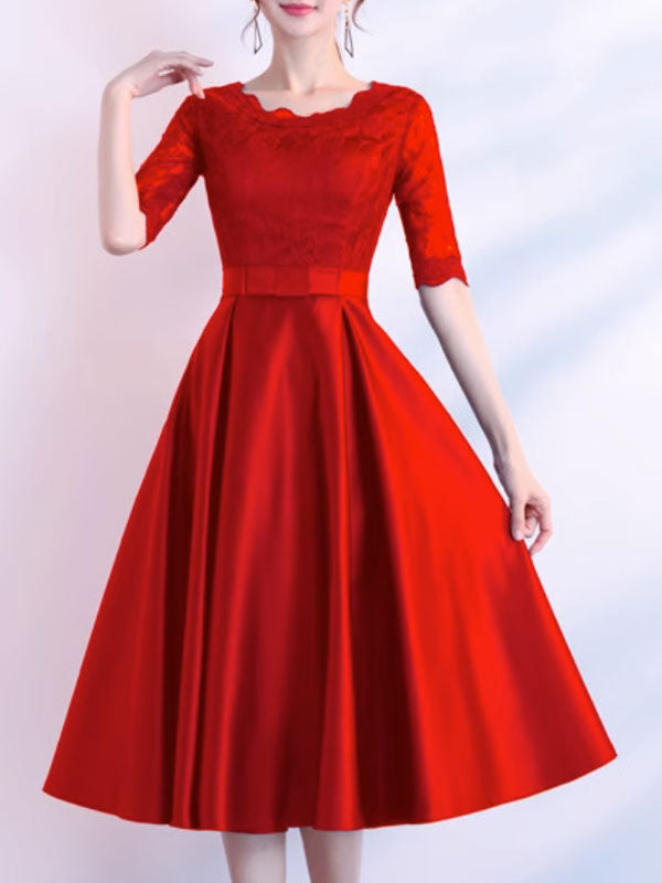 Well Tailored Dress with a Graceful Silhouette