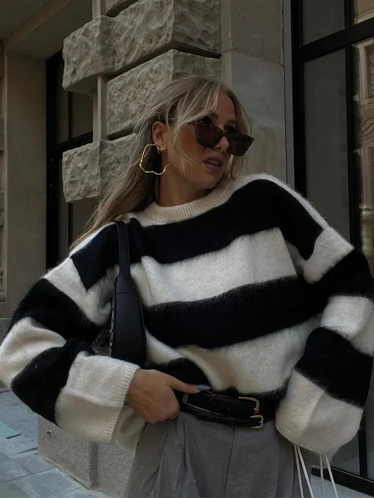 A Vintage Style Sweater with Delicate Timeless Details