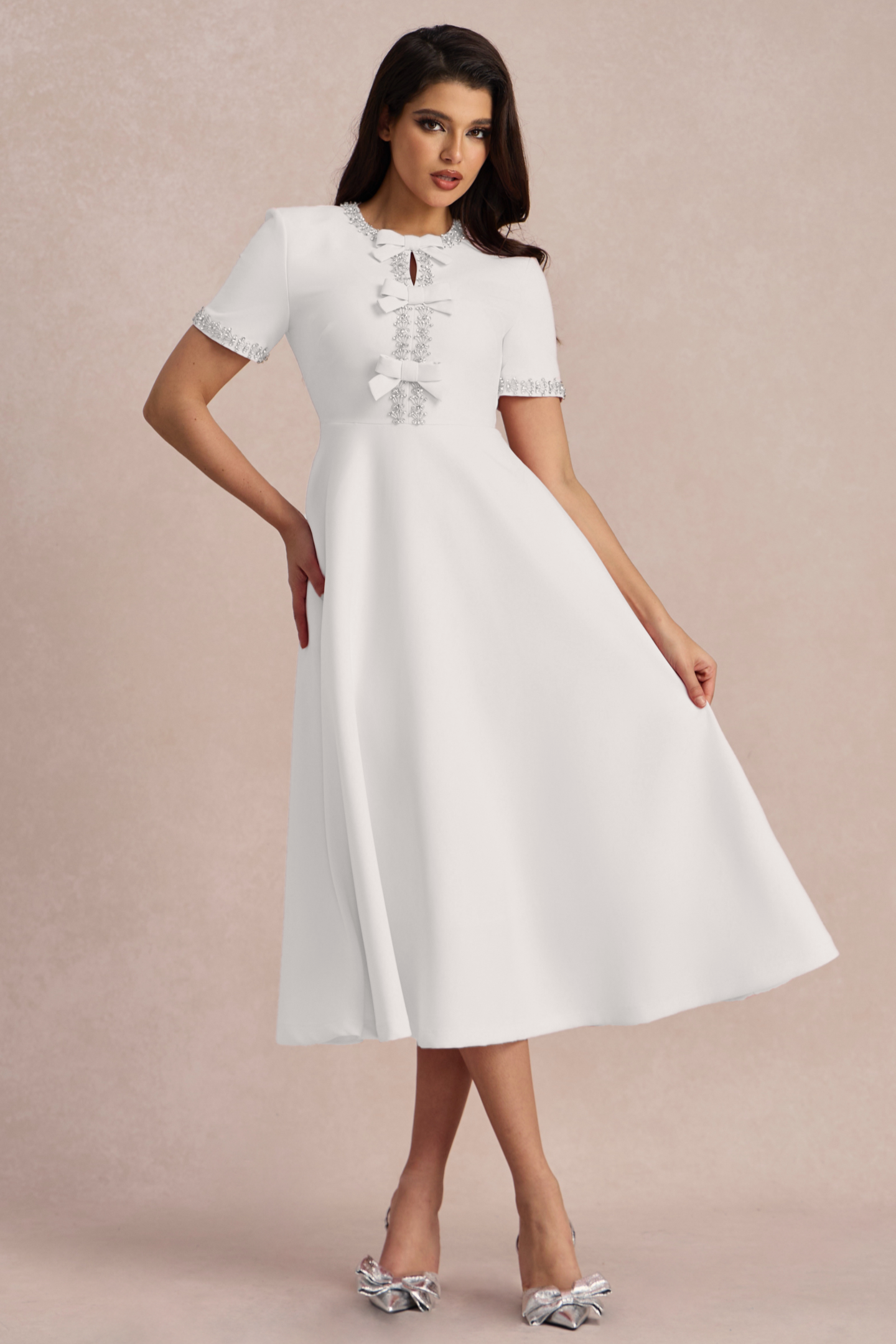 A Vintage Style Dress with Delicate Timeless Details