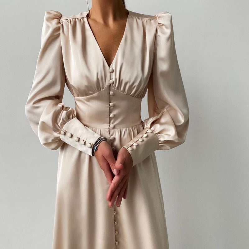 A Vintage Style Dress with Delicate Timeless Details